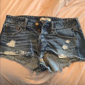 Denim shorts